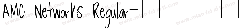 AMC Networks Regular字体转换